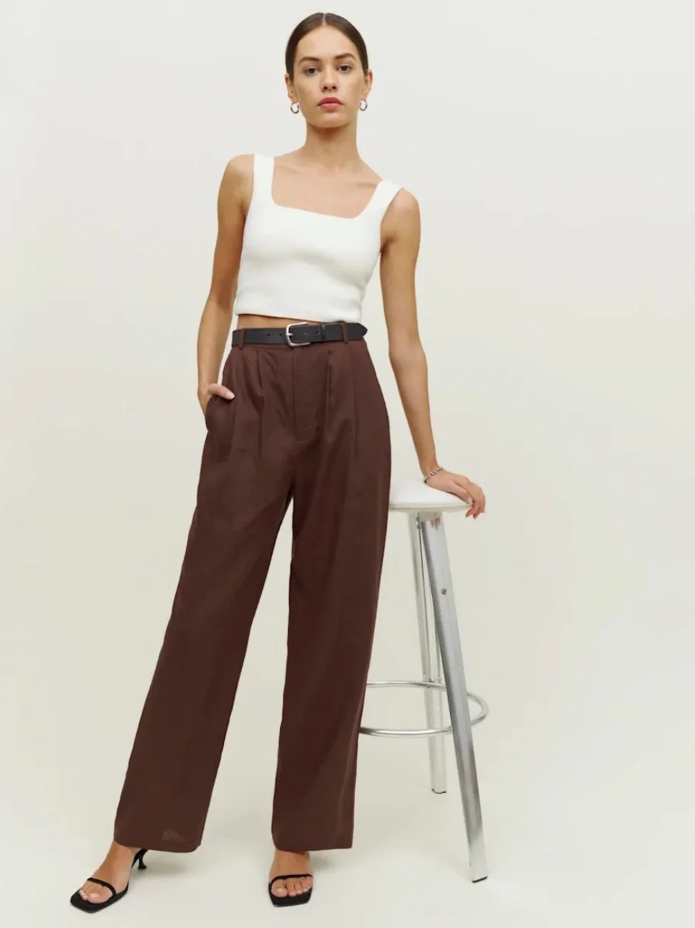 Reformation vesta linen pant